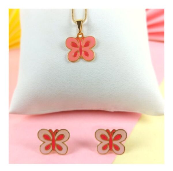 Conjunto Infantil Brinco e colar