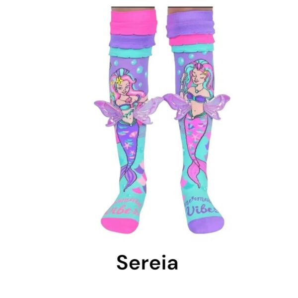 Meia Divertida 3d Sereia