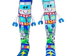 Meia Divertida Robô 3d