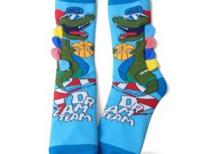 Meia Divertida Dino 3d